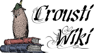 Logo Crousti Wiki: Un hibou sage, gardien du savoir ; illustration de Hansi 1917.